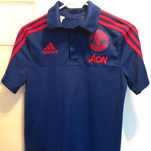 Youth Adidas Manchester United Training polo Sz L